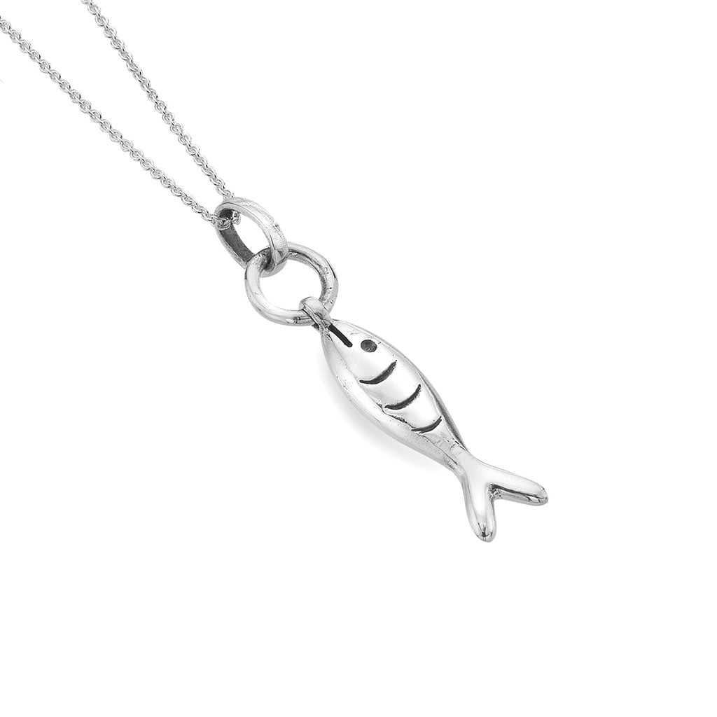 Fish Sterling Silver Necklace
