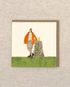 Walk & A Pint Greetings Card