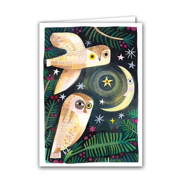 Winter Owls Card