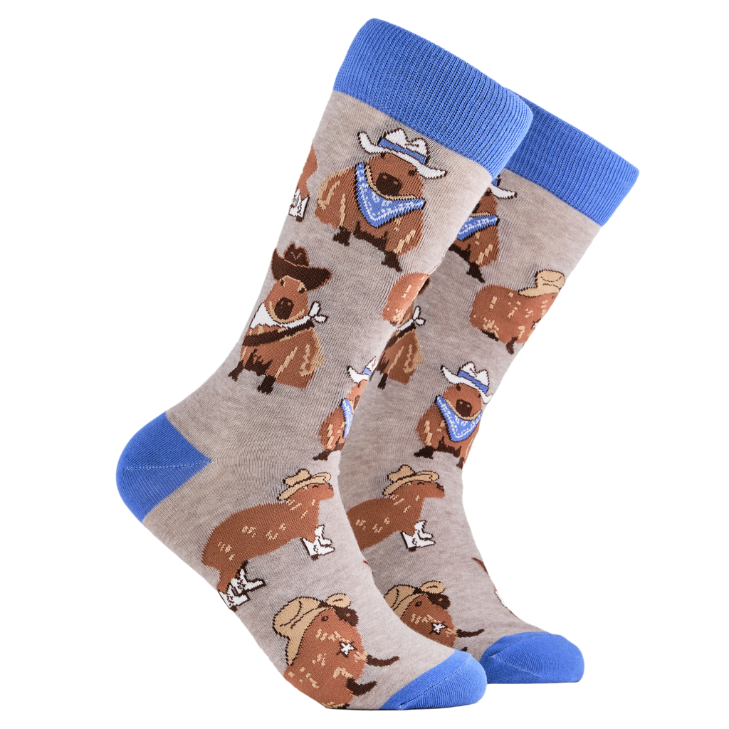 Cowboy Capybara Socks