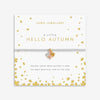 A Little 'Hello Autumn' Bracelet In Silver, Gold, And Rose Gold Plating