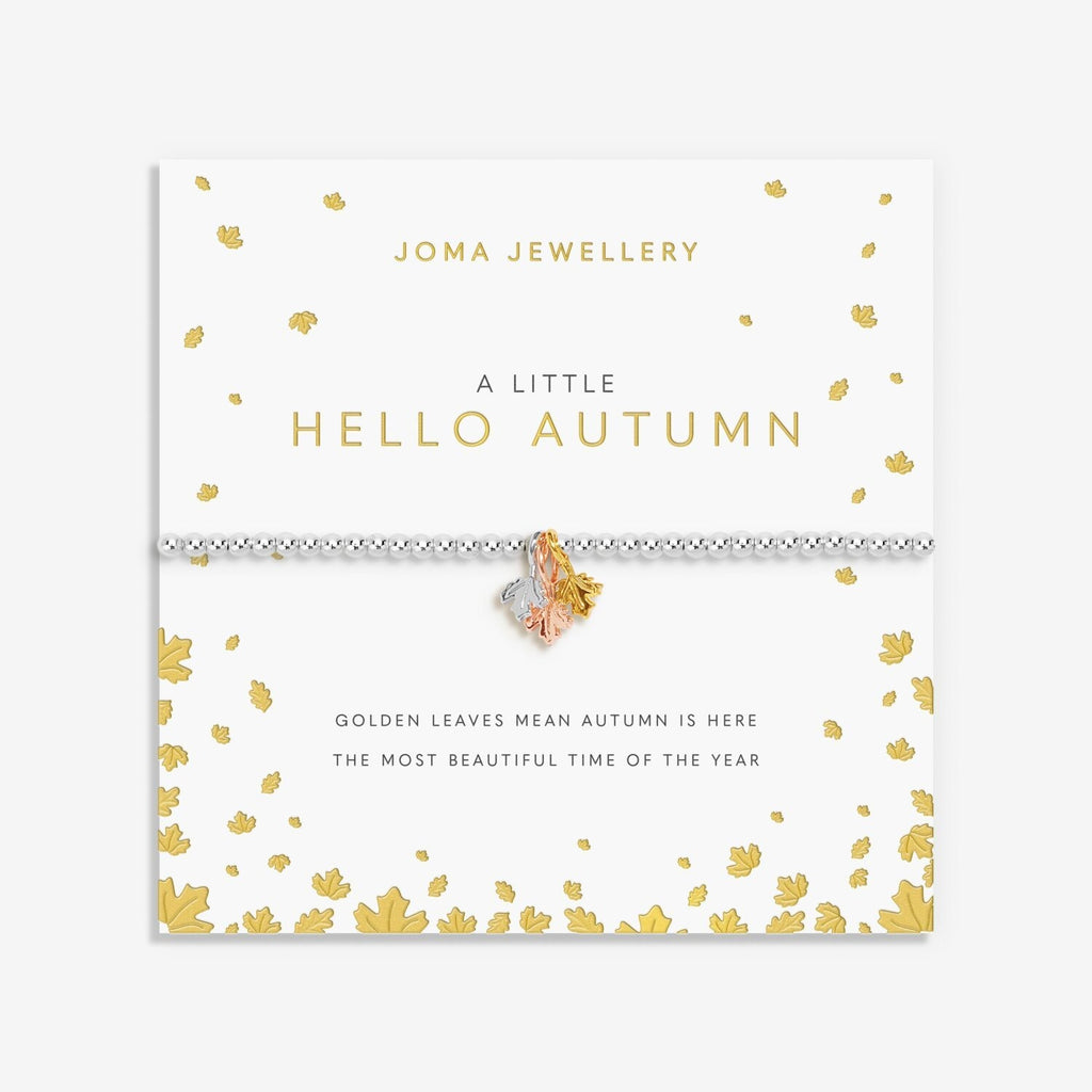 A Little 'Hello Autumn' Bracelet In Silver, Gold, And Rose Gold Plating