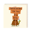 New Home Greeting Card Tortoise | Funny New Home Card