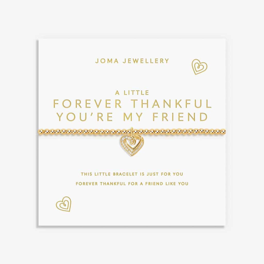 A Little 'Forever Thankful You're My Friend' Bracelet