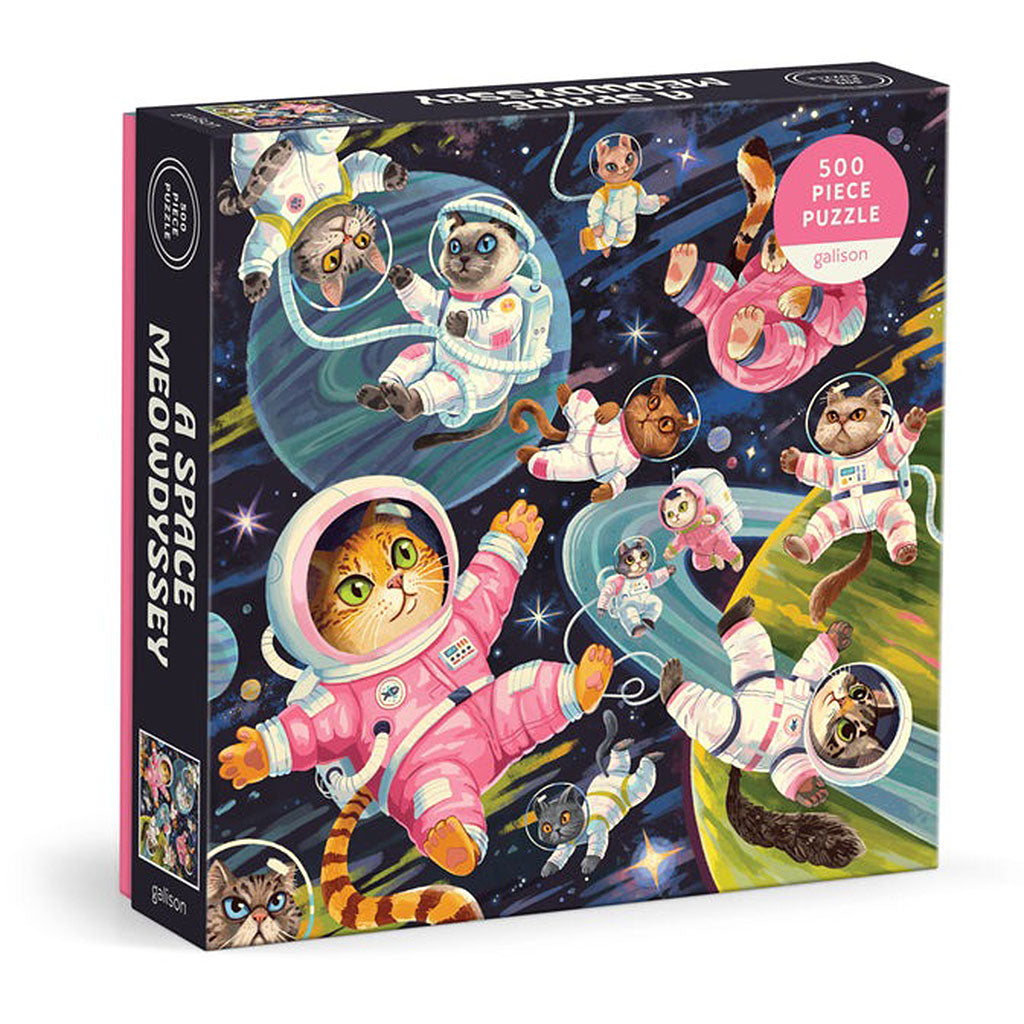 A Space Meowdyssey 500 Piece Puzzle