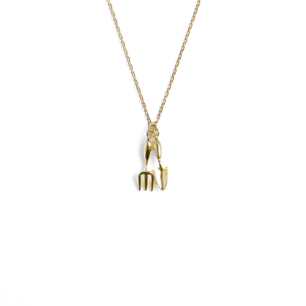 Spade And Trowel Pendant