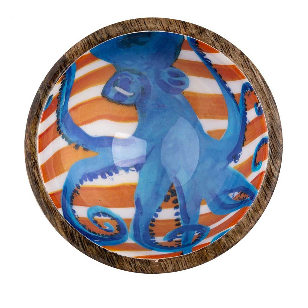 Orange Octopus Nut Bowl