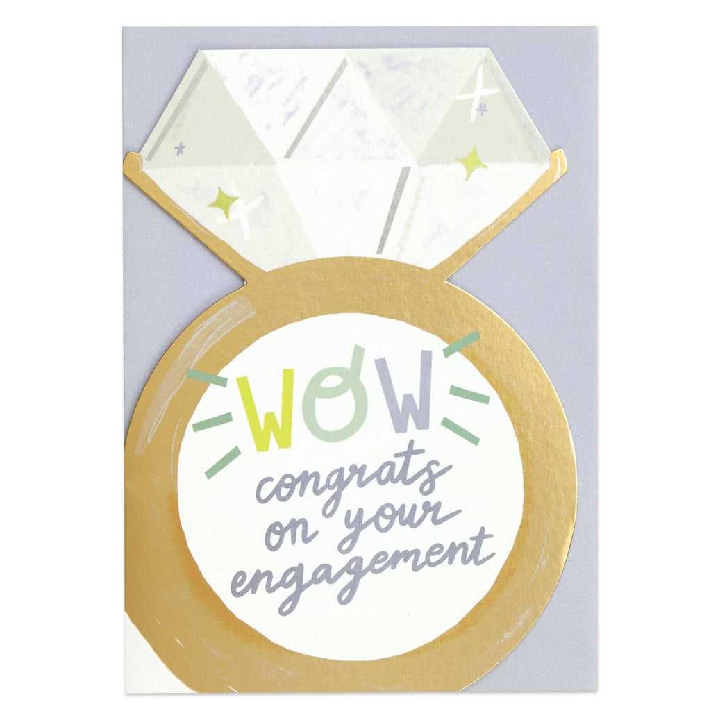 Wow - Congrats On Your Engagement Card