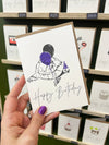 Birthday Bertie Tortoise Letterpress Card
