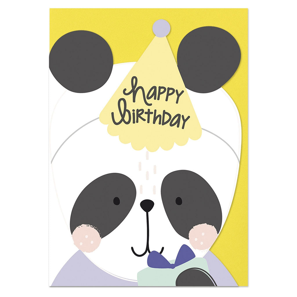 Carte Panda joyeux anniversaire