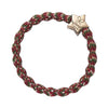 Metallic Gold Star On Highlands Elastic Bangle Band
