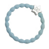 Star In Silver On Sky Blue Bangle Band