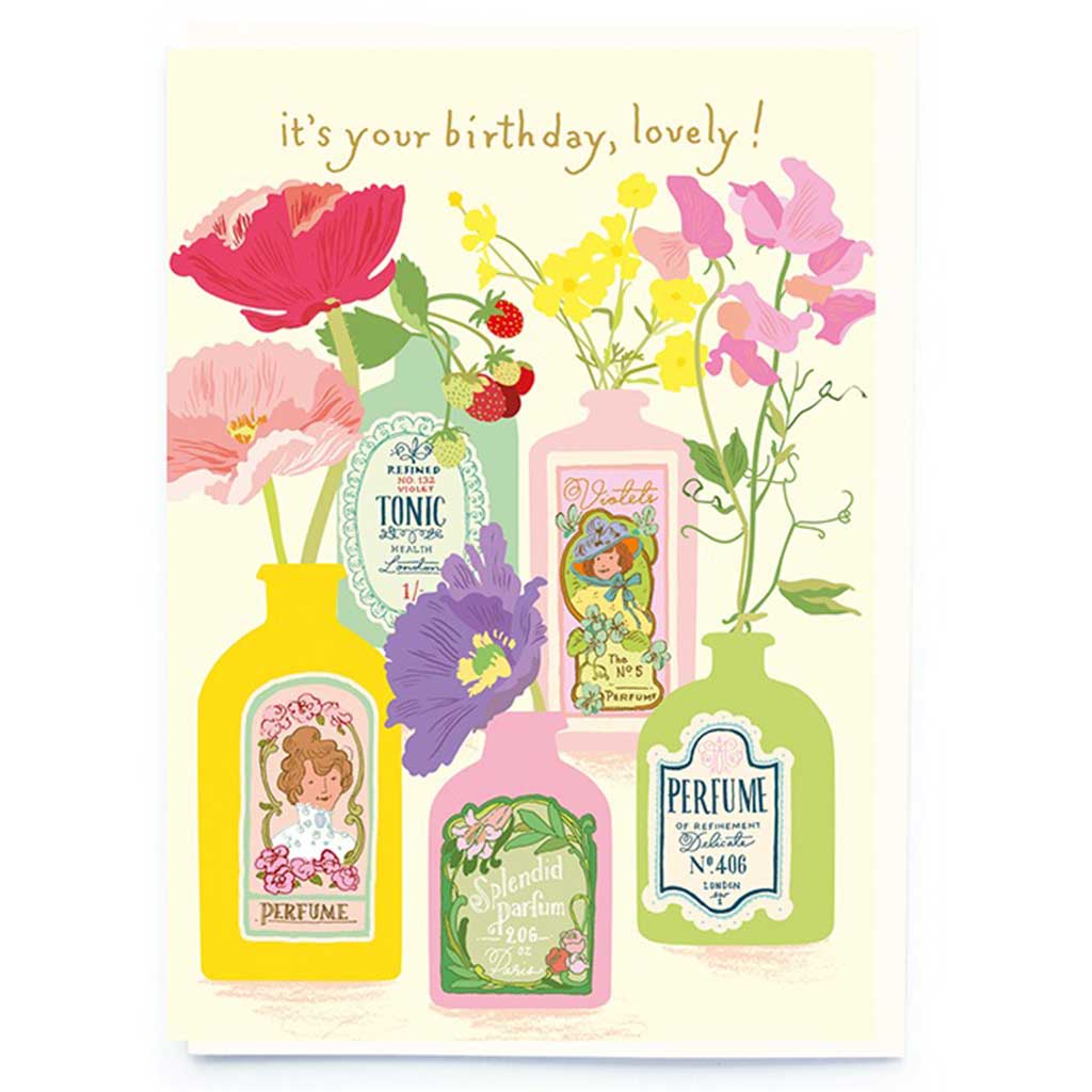 Perfume Bottles Card