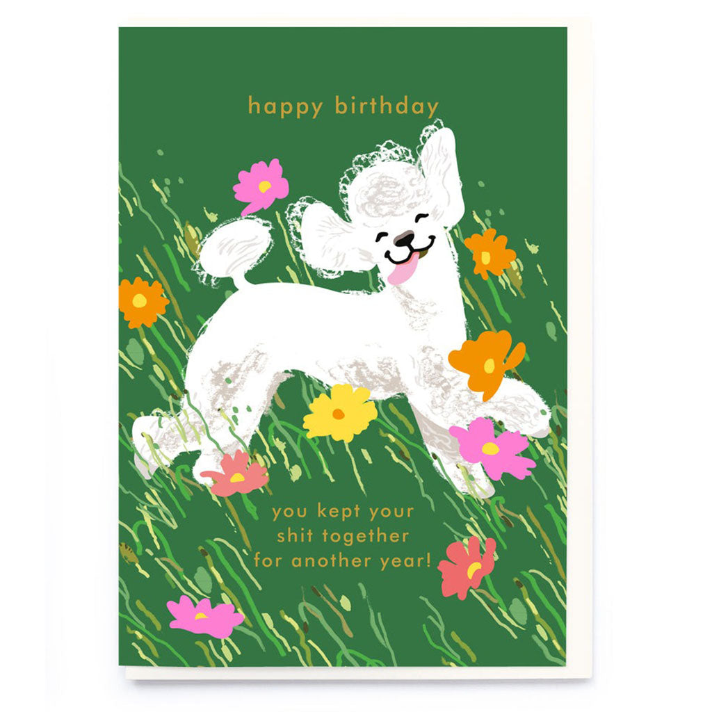Kept It Together Dog Card