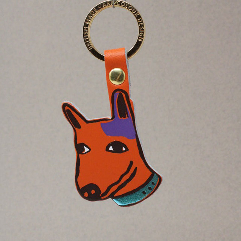 Best Mate Dog Key Fob Orange