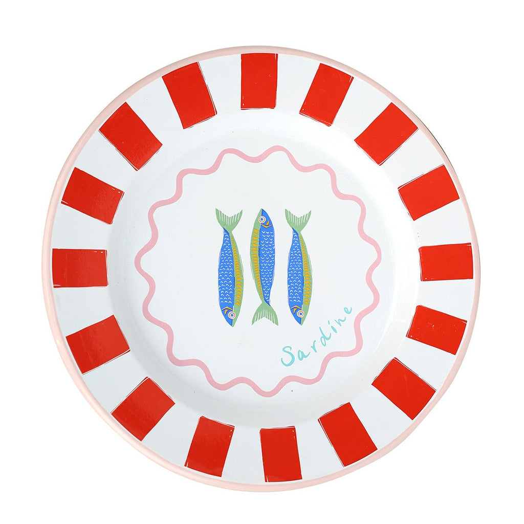 Bon Appetit  Enamel Plate  Fish  25cm