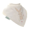 Cream Bunny Dribble Bib