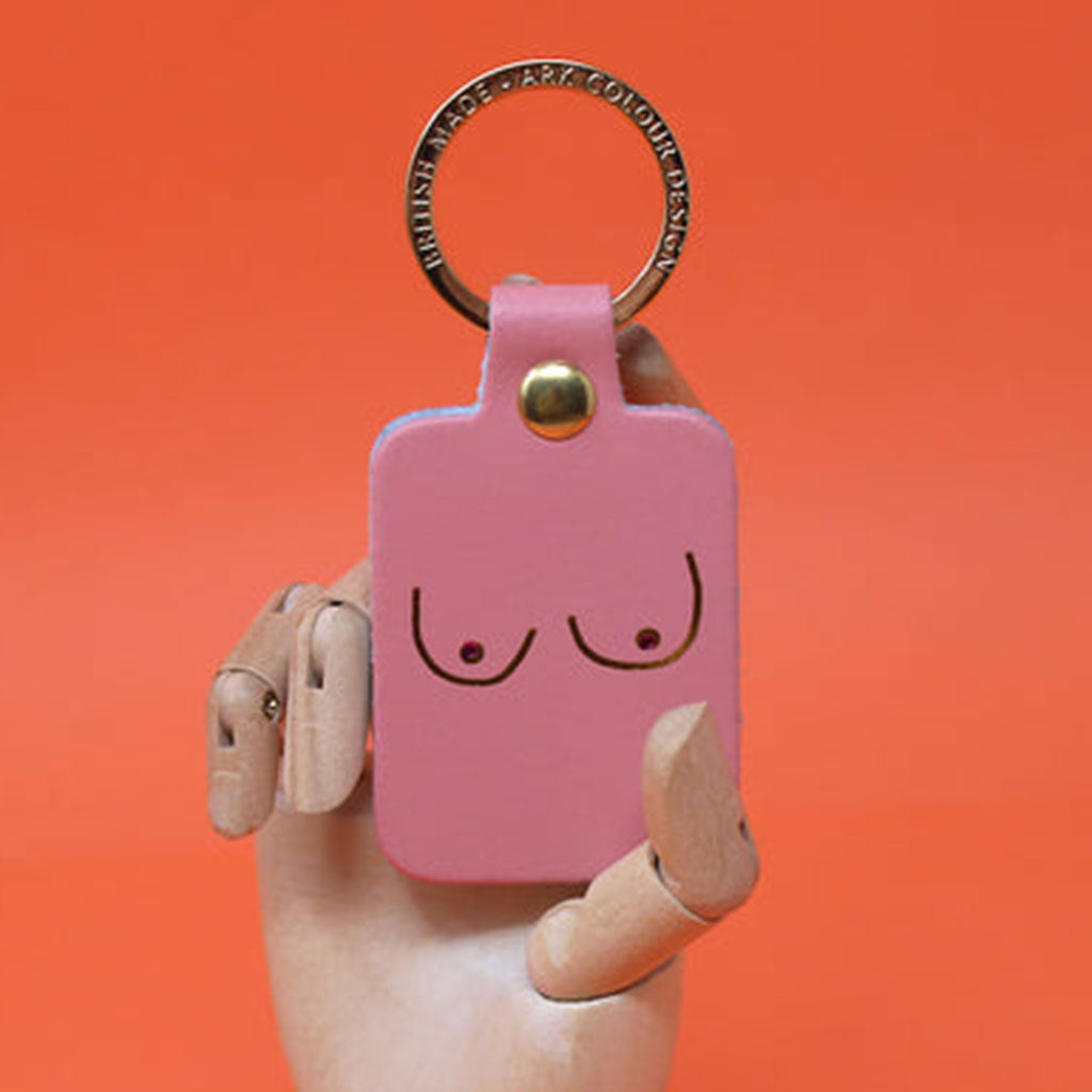 Boob Key Fob Pale Pink