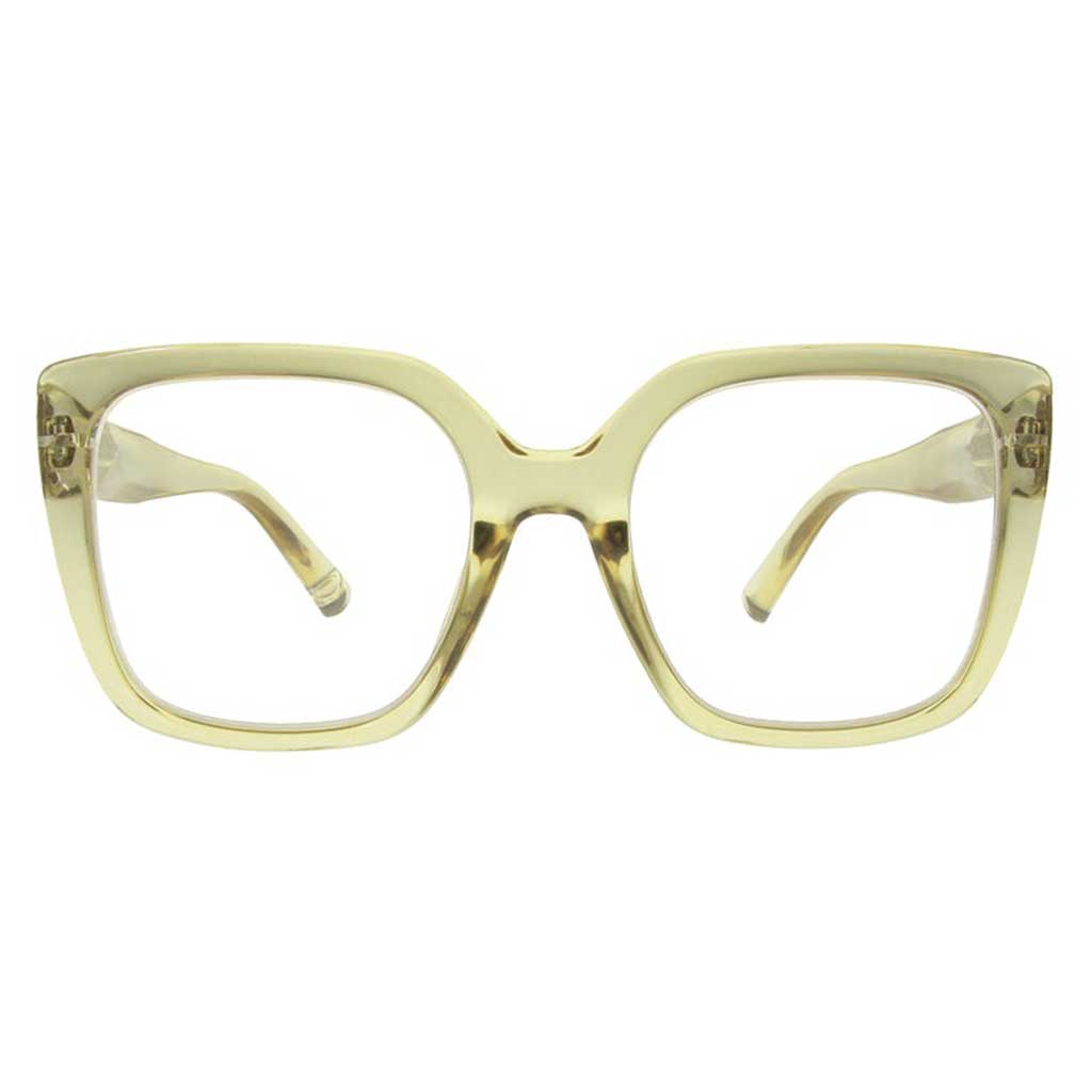 Diedre Reading Glasses Transparent Brown