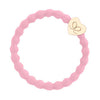 Heart In Gold On Ballet Pink Bangle Band