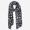 Nico Black/White Leopard Heavyweight Scarf