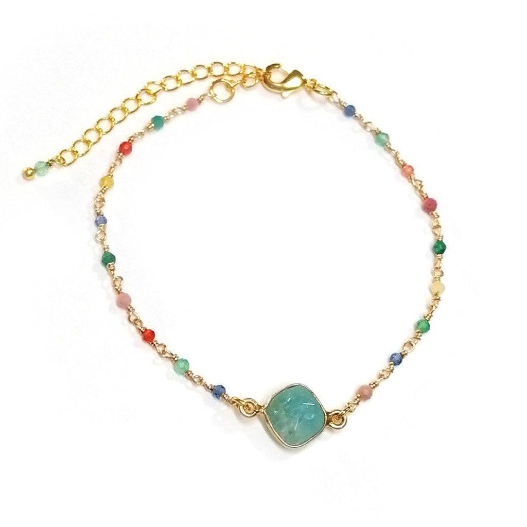 Amazonite Handcrafted Bracelet