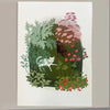 Cats In The Garden Print