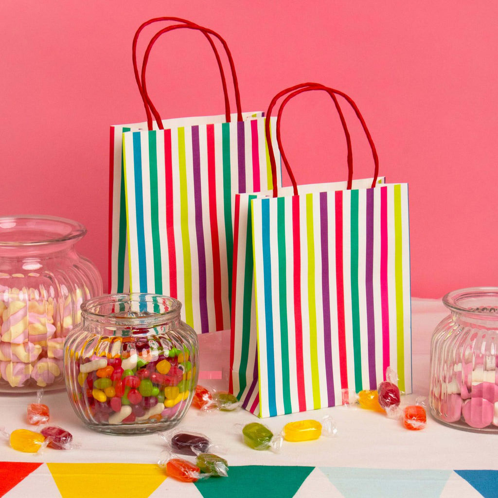 Mix &amp; Match Sacs de fête en papier multicolores