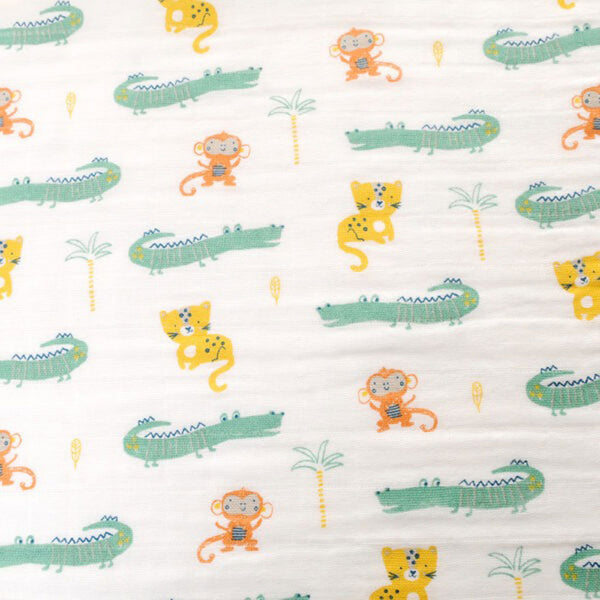 Savanna Animals Muslin Square