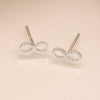 Sterling Silver Infinity Studs
