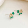 Sterling Silver Enamel Turtle Studs