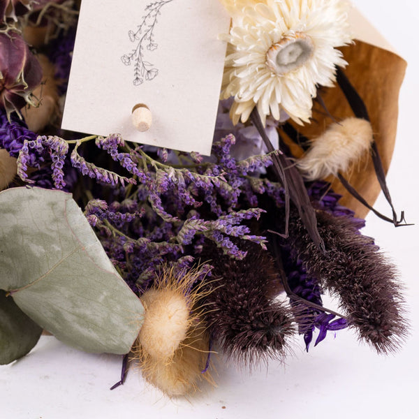 Dried Wildflower Bouquet Small Meadow Violet