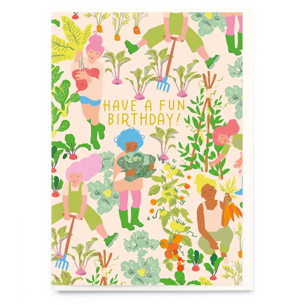 We Love Our Vegetables Card