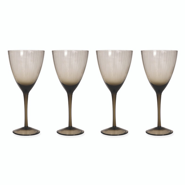 Berkeley Wine Glasses - Set of 4 - Smoke
