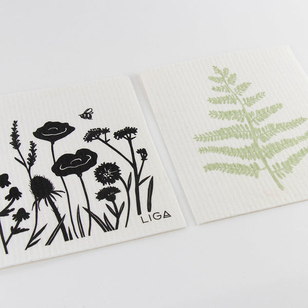 ECO Dishcloths Wildflower + Fern