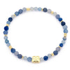 Wonder Blue Adventurine Gold Bracelet