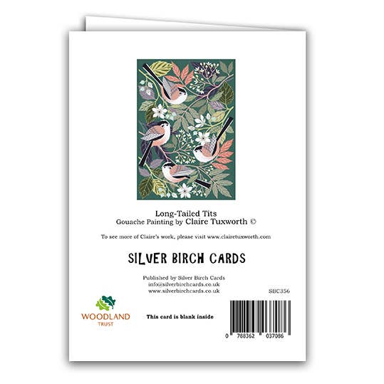 Long-Tailed Tits Card