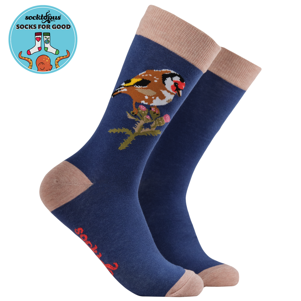 Goldfinch Socks - Robert E Fuller