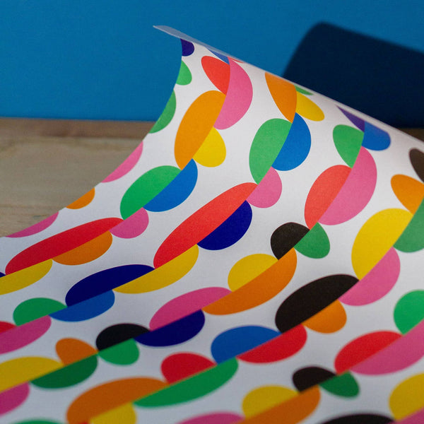 Gene Genie Abstract Gift Wrap | Colourful Wrapping Paper