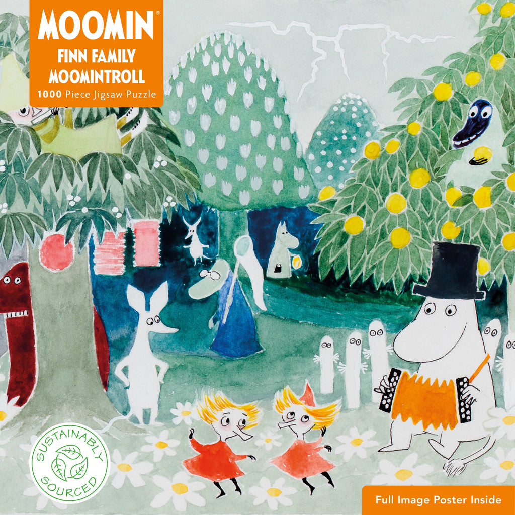 Adult Sustainable Jigsaw Puzzle Moomin: Finn Family Moomintr