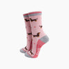 Sausage Dogs Hearts Fluffy Bamboo Socks in Pink