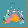 Period Drama ... Book Club Greeting Card