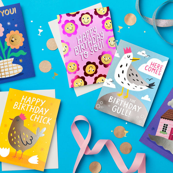 Birthday Gull Birthday Card