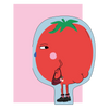 Hey Tomato! Die cut everyday greeting card | funny card