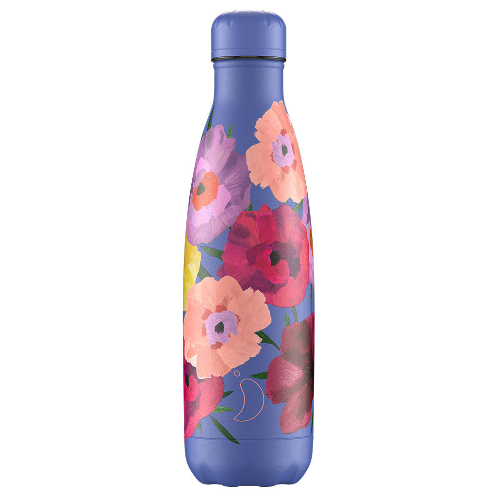 Chilly's Bottle Floral Maxi Poppy 500ml