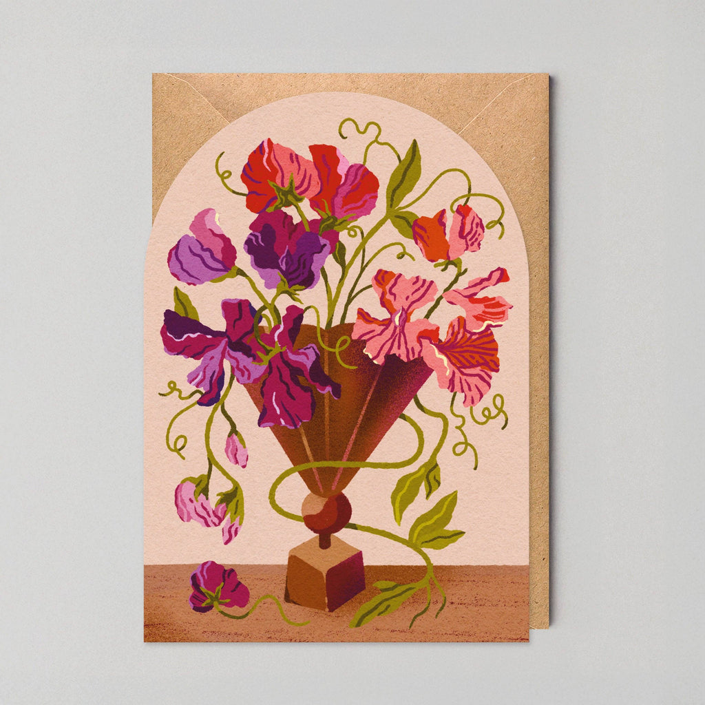 Sweetpeas by Edyta Demurat - Art Card