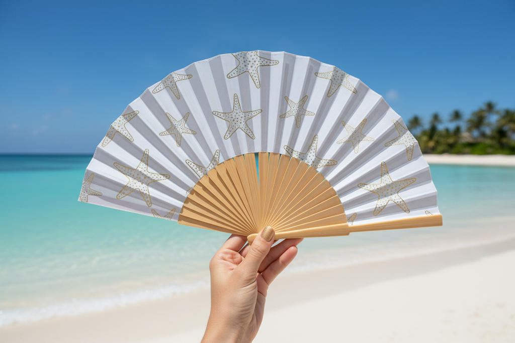 Starfish Metallic 23cm fan