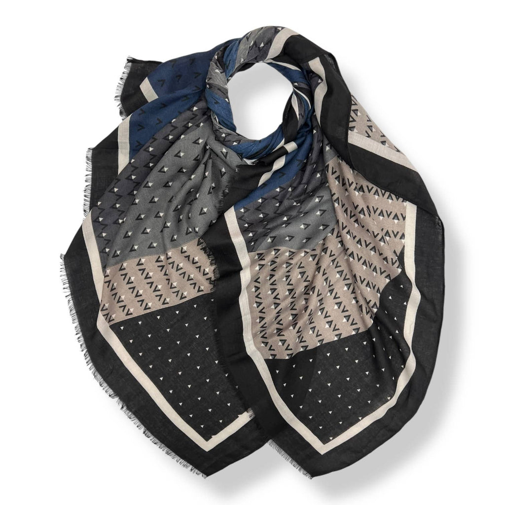 V shape pattern scarf