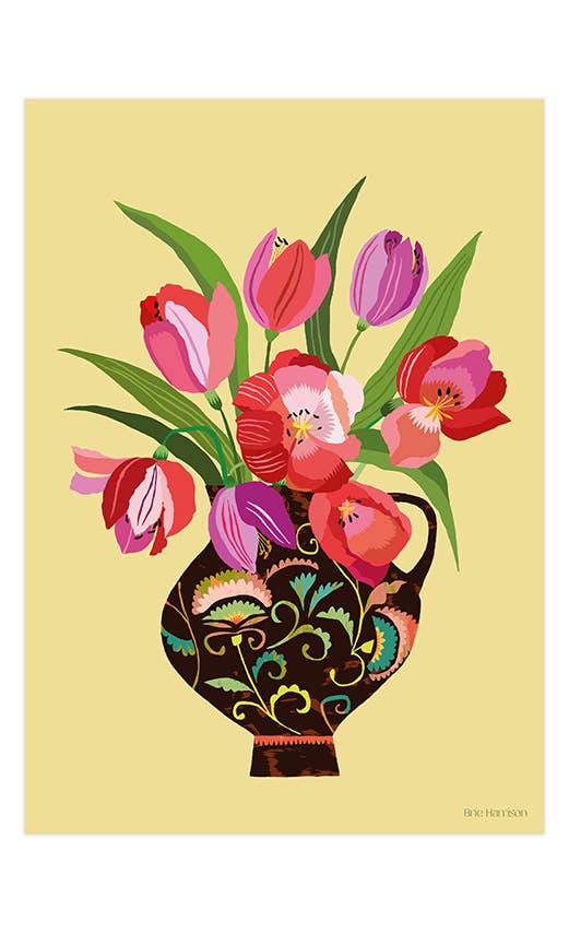 Tulips Print A4