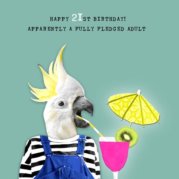 ACF21 ... 21st Birthday Card